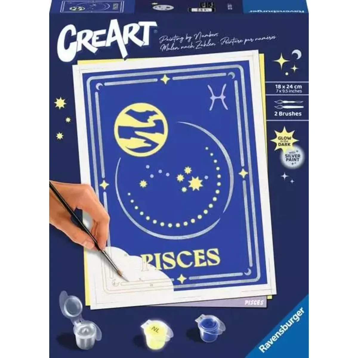 RAVENSBURGER 23735 CreArt Sternzeichen Fische von Ravensburger – Produktfoto
