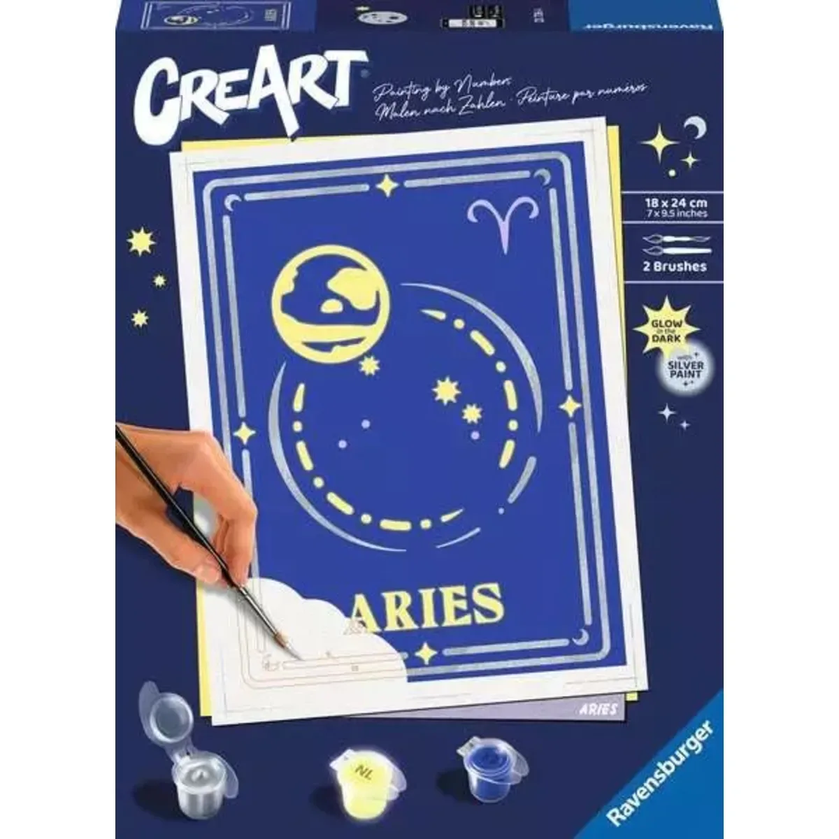 RAVENSBURGER 23736 CreArt Sternzeichen Widder von Ravensburger – Produktfoto