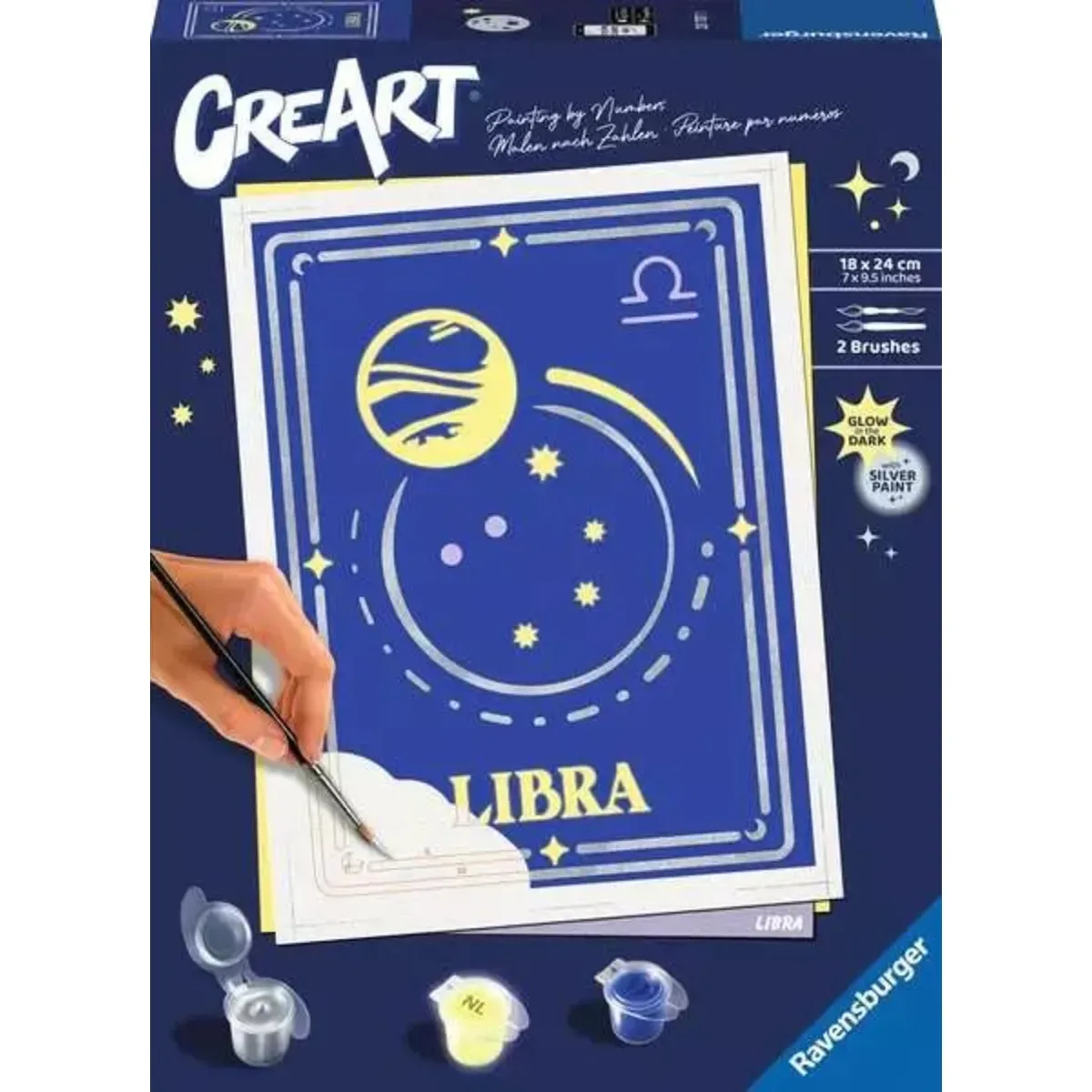 RAVENSBURGER 23737 CreArt Sternzeichen Waage von Ravensburger – Produktfoto
