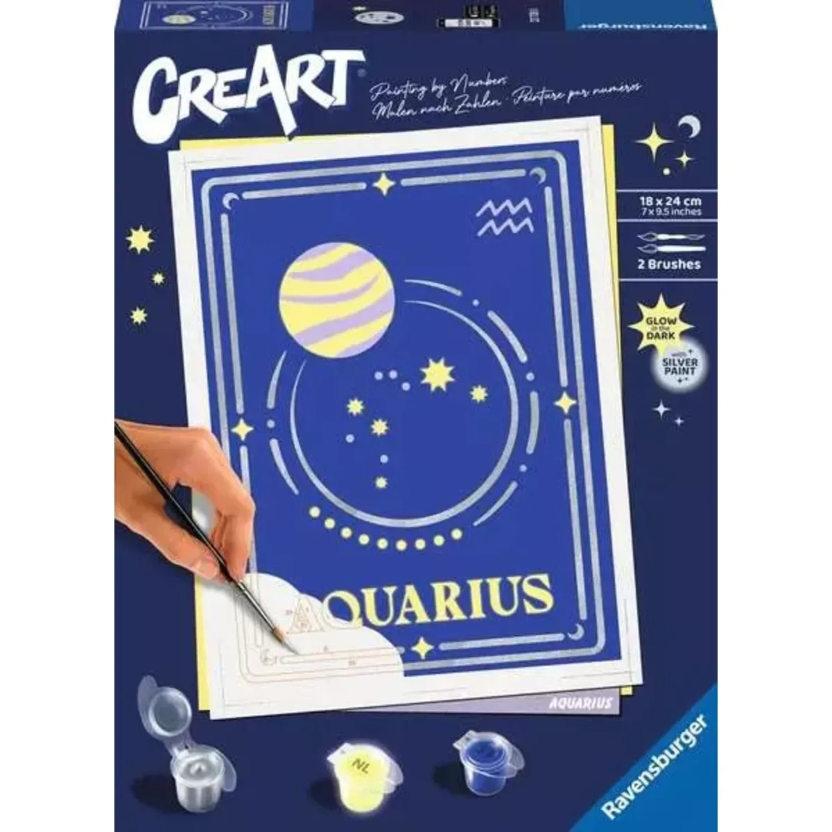 RAVENSBURGER 23738 CreArt Sternzeichen Wassermann by Ravensburger – product photo