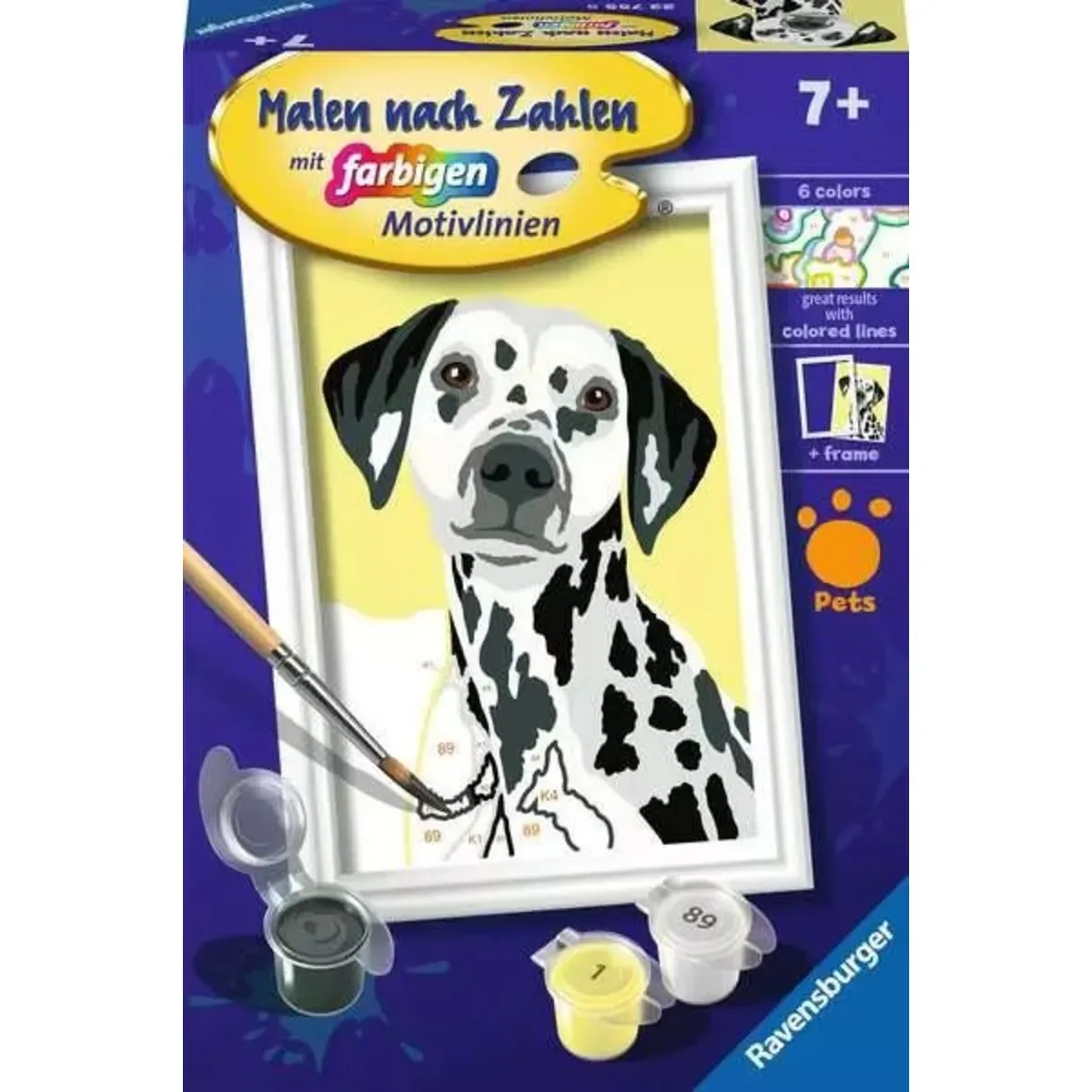 Ravensburger 23755 CreArt, Malen nach Zahlen Kinder - Niedlicher Hund de Ravensburger – photo du produit