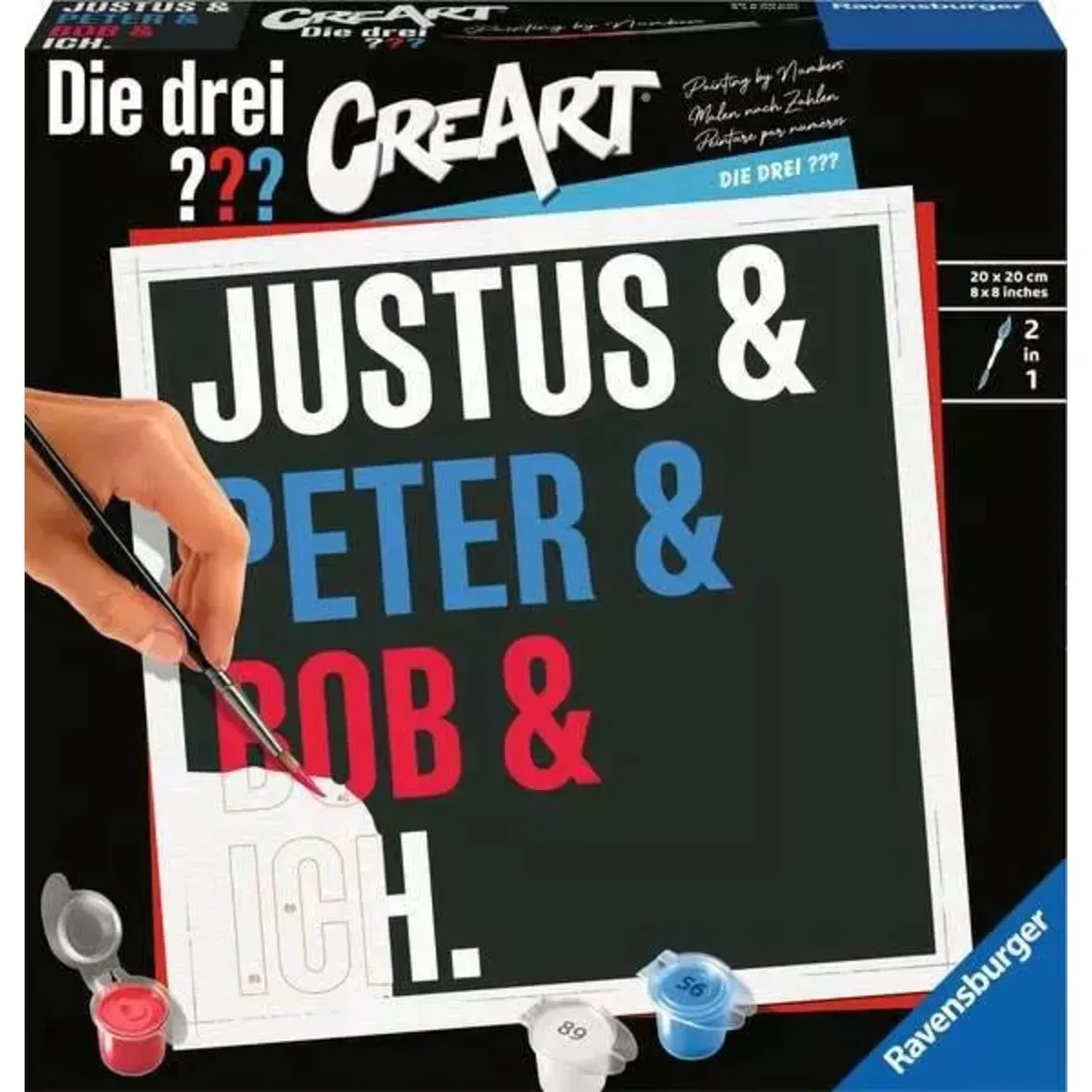 Ravensburger 23892 CreArt Adults Trend - Die drei ??? von Ravensburger – Produktfoto