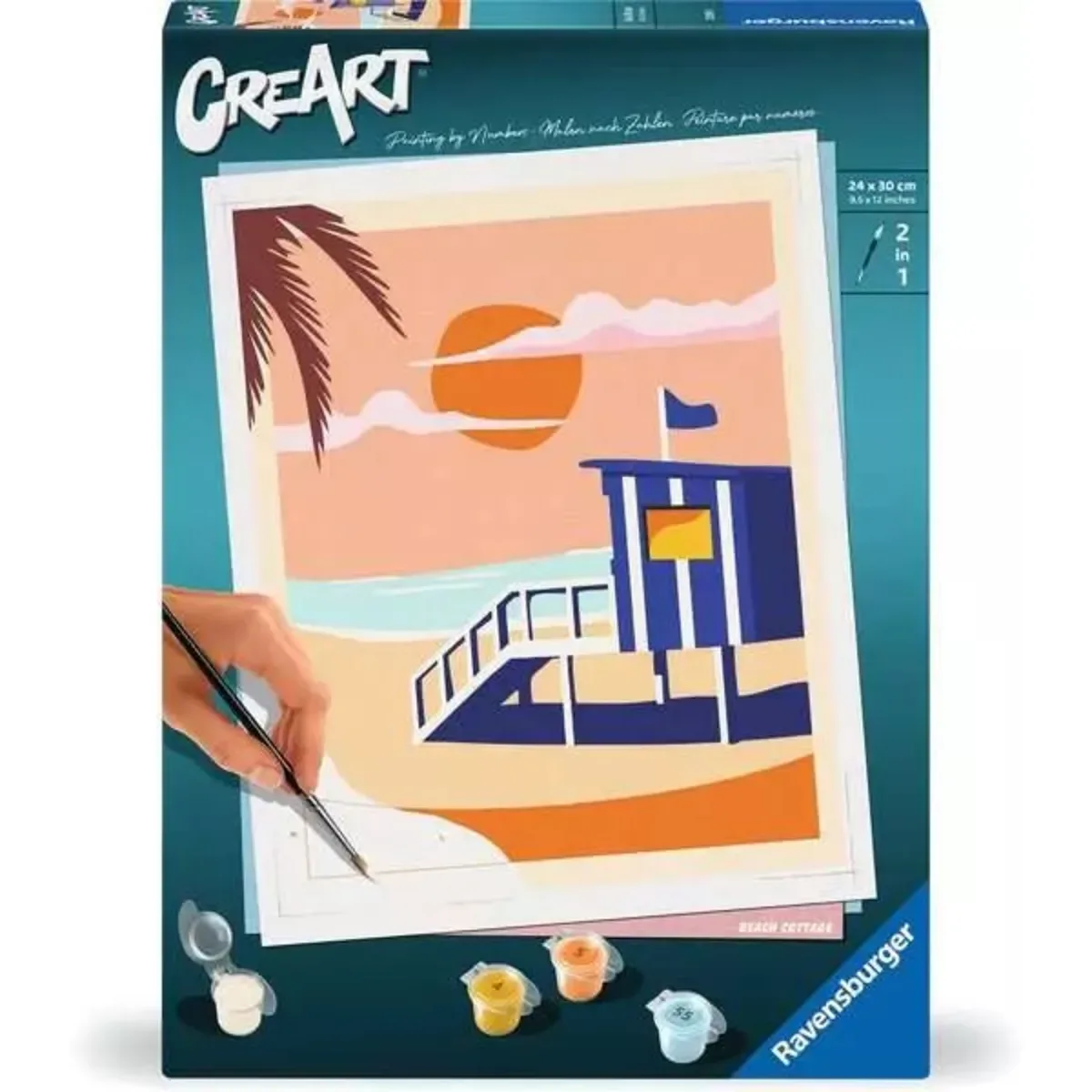 Ravensburger 23896 CreArt Adults Trend - Strandhaus by Ravensburger – product photo
