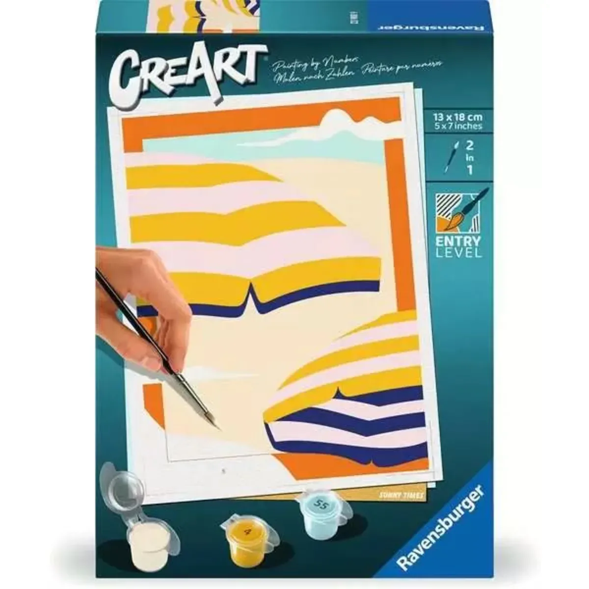 Ravensburger 23900 CreArt, Malen nach Zahlen Gallery Wall - Sonnige Zeiten von Ravensburger – Produktfoto