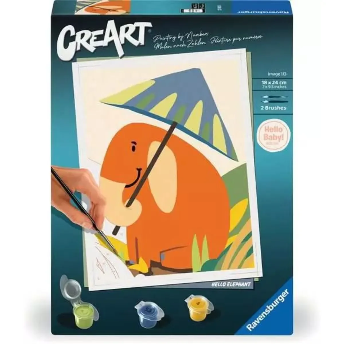 Ravensburger 23902 CreArt Adults Trend - Elefant von Ravensburger – Produktfoto