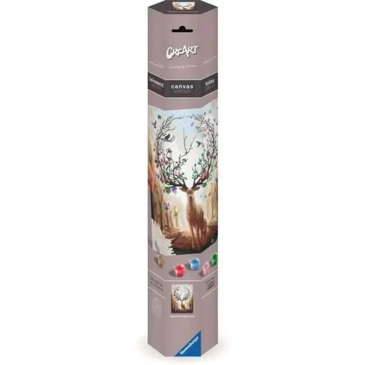 Ravensburger 23910 CreArt Canvas Leinwand - Magischer Hirsch von Ravensburger – Produktfoto