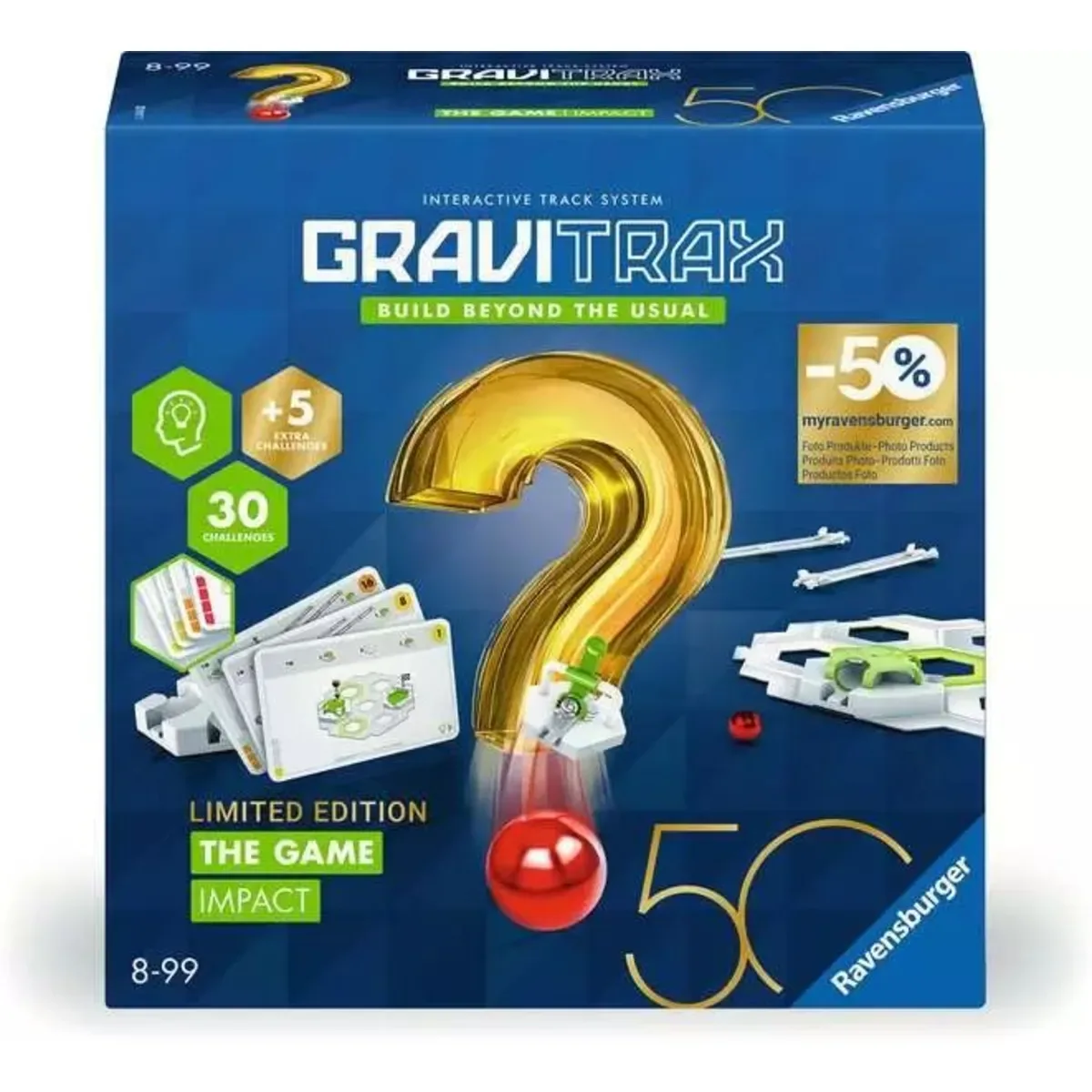 RAVENSBURGER 23917 GraviTrax THE GAME Impact 50 Jahre fra Ravensburger – produktbillede
