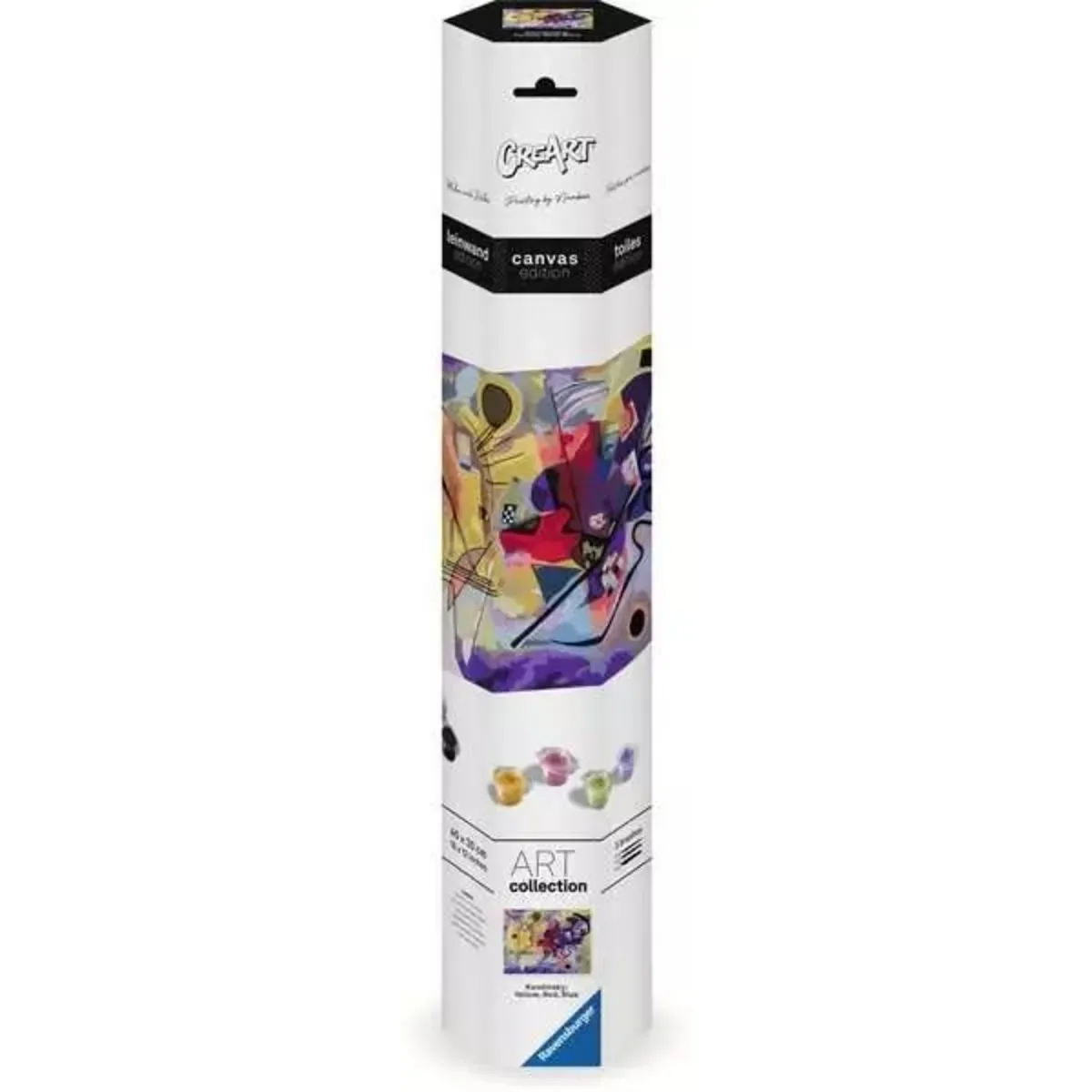 Ravensburger 23918 CreArt Canvas Leinwand - Leinwand Gelb, Rot, Blau (Kandinsky) de Ravensburger – photo du produit