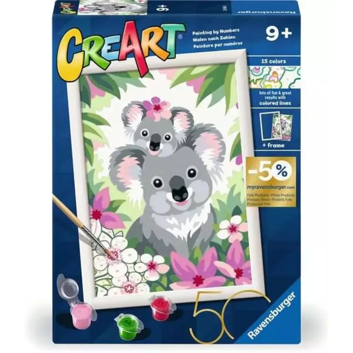 RAVENSBURGER 23936 CreART Koala Cuties von Ravensburger – Produktfoto