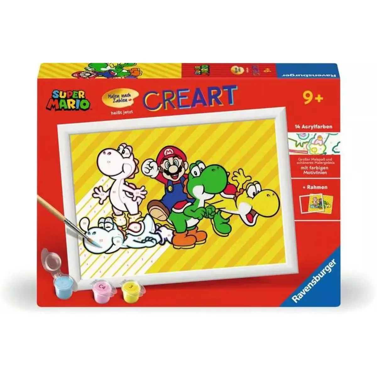 Ravensburger 23957 CreArt, Malen nach Zahlen Kinder Nintendo - Super Mario de Ravensburger – photo du produit