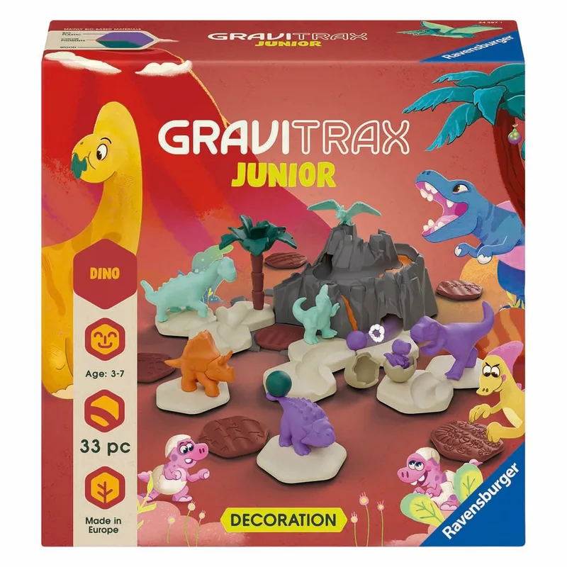 Ravensburger 24587 GraviTrax Junior - Extension Dino van Ravensburger in Kleurloos – productfoto
