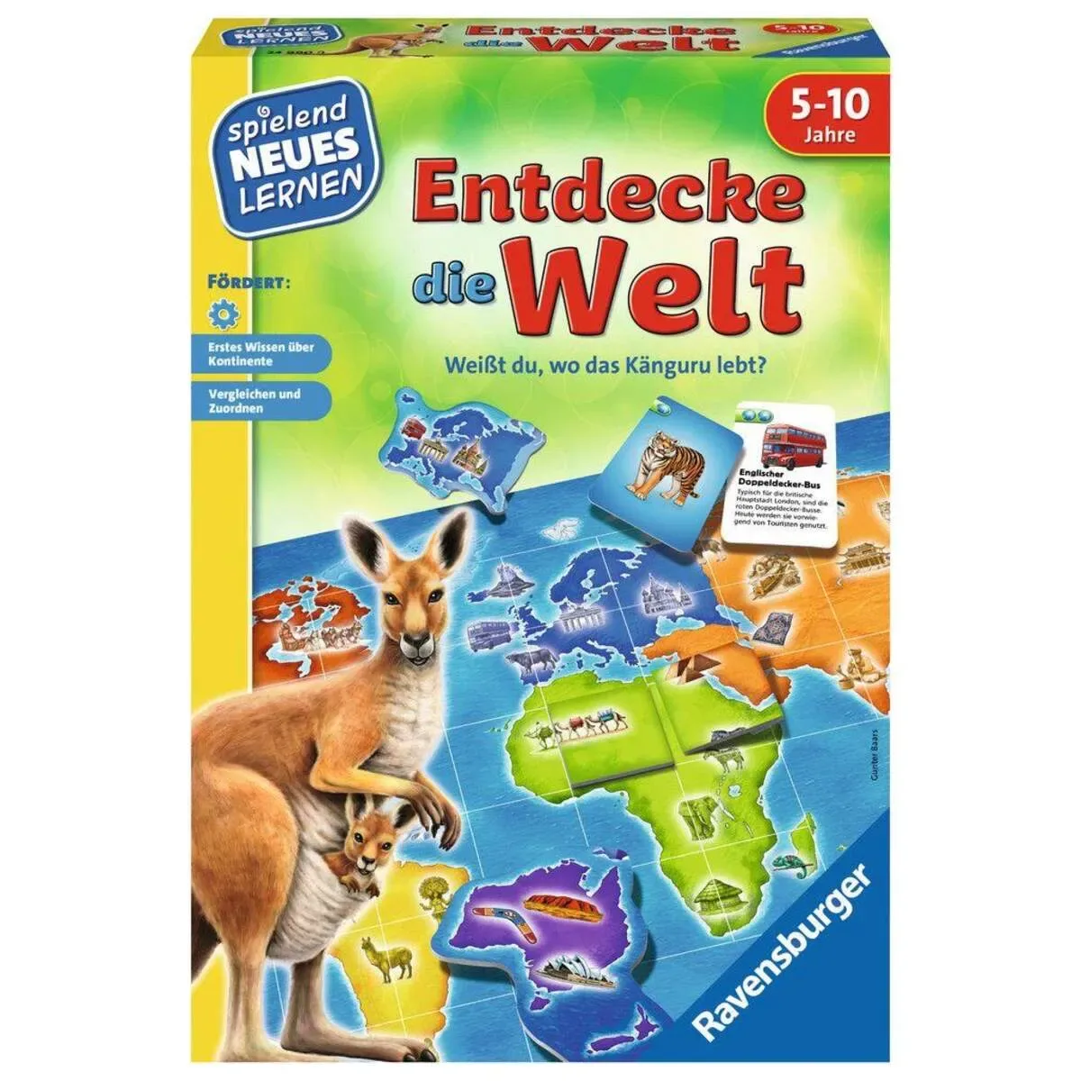Ravensburger 24990 Entdecke die Welt - Kinderspiel ab 5 Jahre von Ravensburger – Produktfoto
