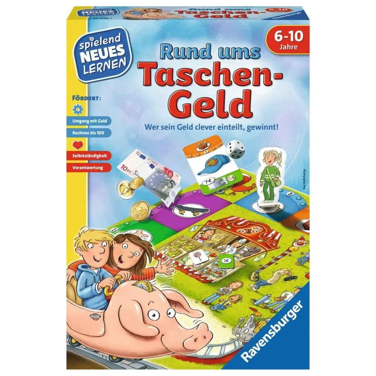 Ravensburger 24996 Rund ums Taschengeld - Kinderspiel ab 6 Jahre von Ravensburger – Produktfoto
