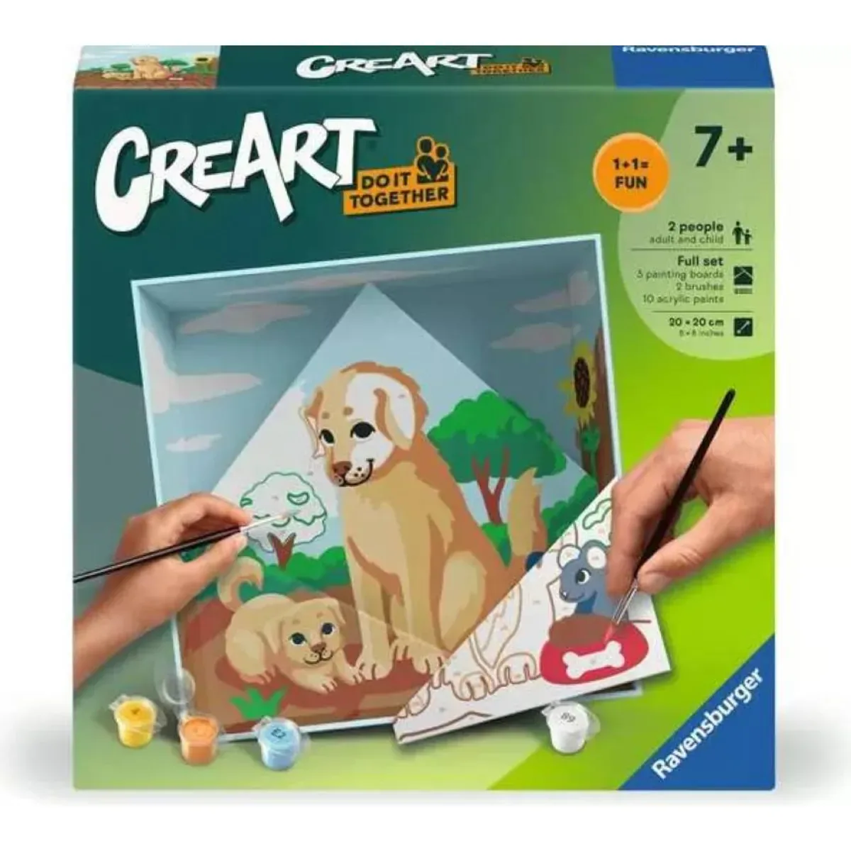 Ravensburger 25866 CreArt Do it together - Hunde von Ravensburger in Mehrfarbig – Produktfoto