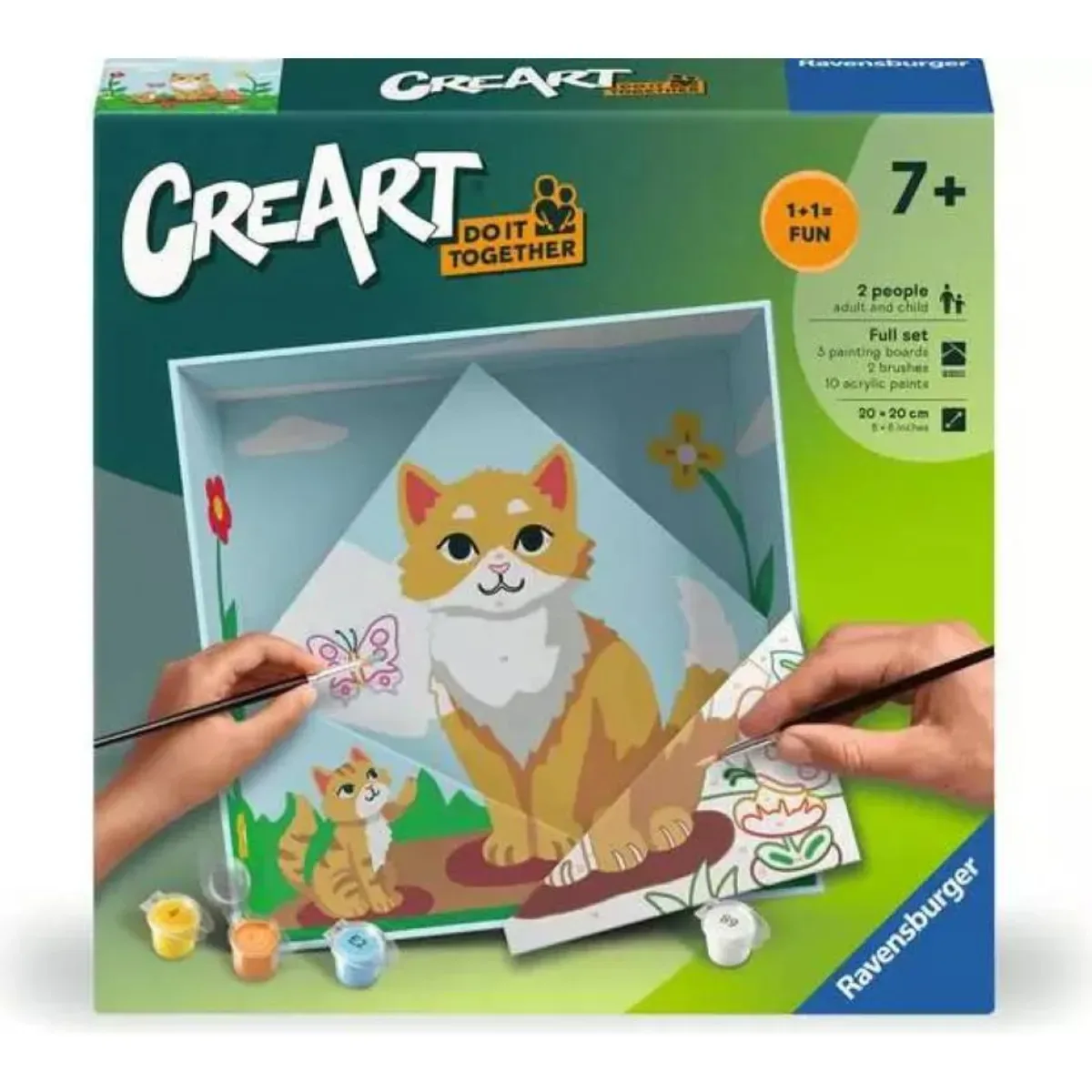 Ravensburger 25867 CreArt Do it together - Katze von Ravensburger in Mehrfarbig – Produktfoto