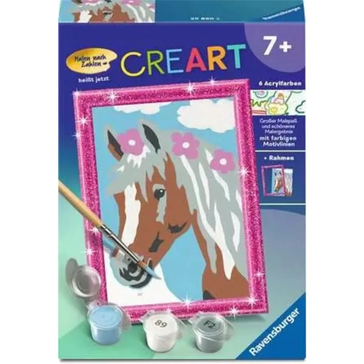 Ravensburger 25880 CreArt, Malen nach Zahlen Kinder - Hübsche Stute by Ravensburger – product photo