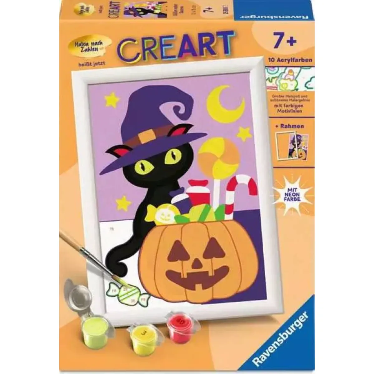 Ravensburger 25885 CreArt, Malen nach Zahlen Kinder - Süßes oder Saures von Ravensburger in Mehrfarbig – Produktfoto