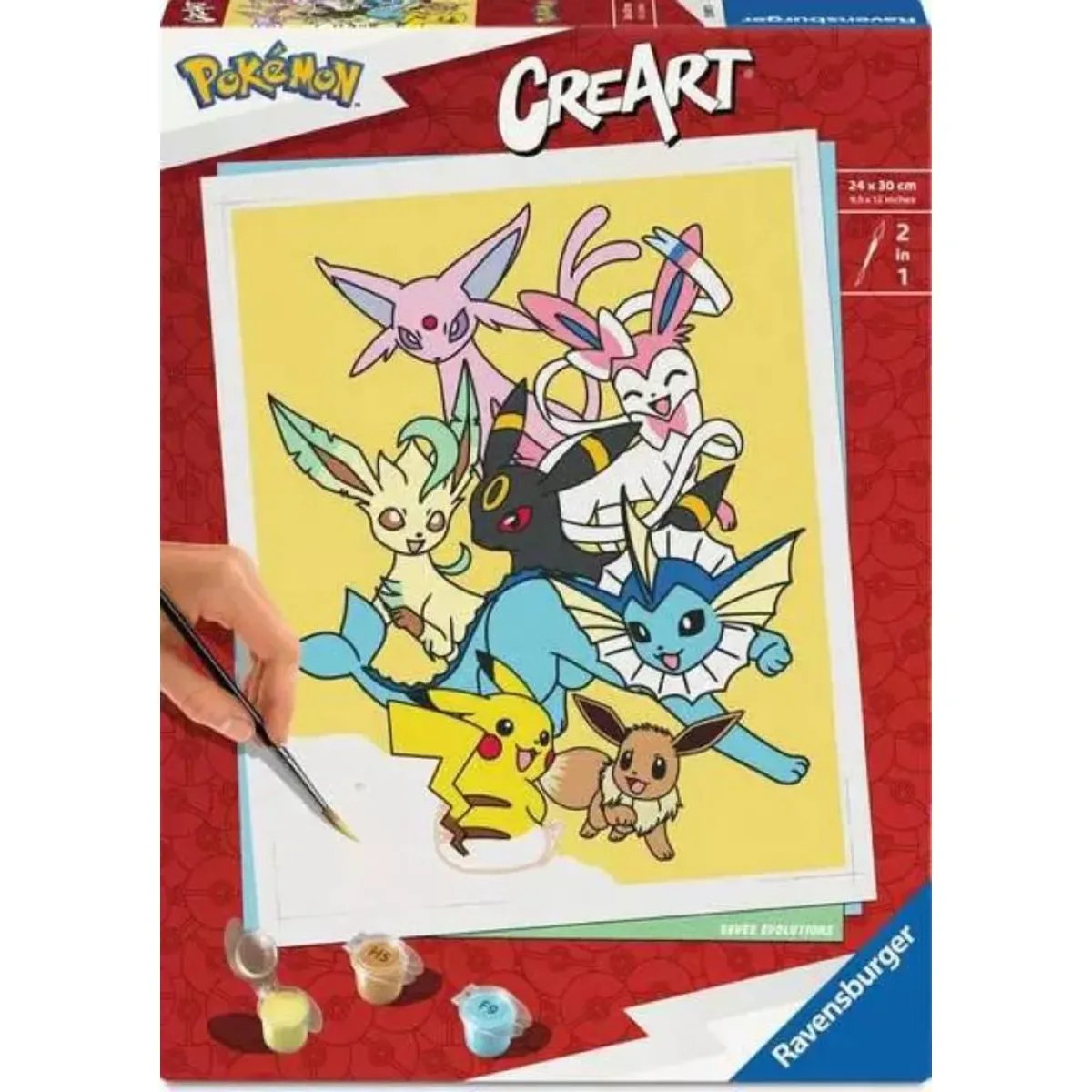 Ravensburger 25897 CreArt Adults Trend Pokémon - Eevee Evolutions von Ravensburger in Mehrfarbig – Produktfoto