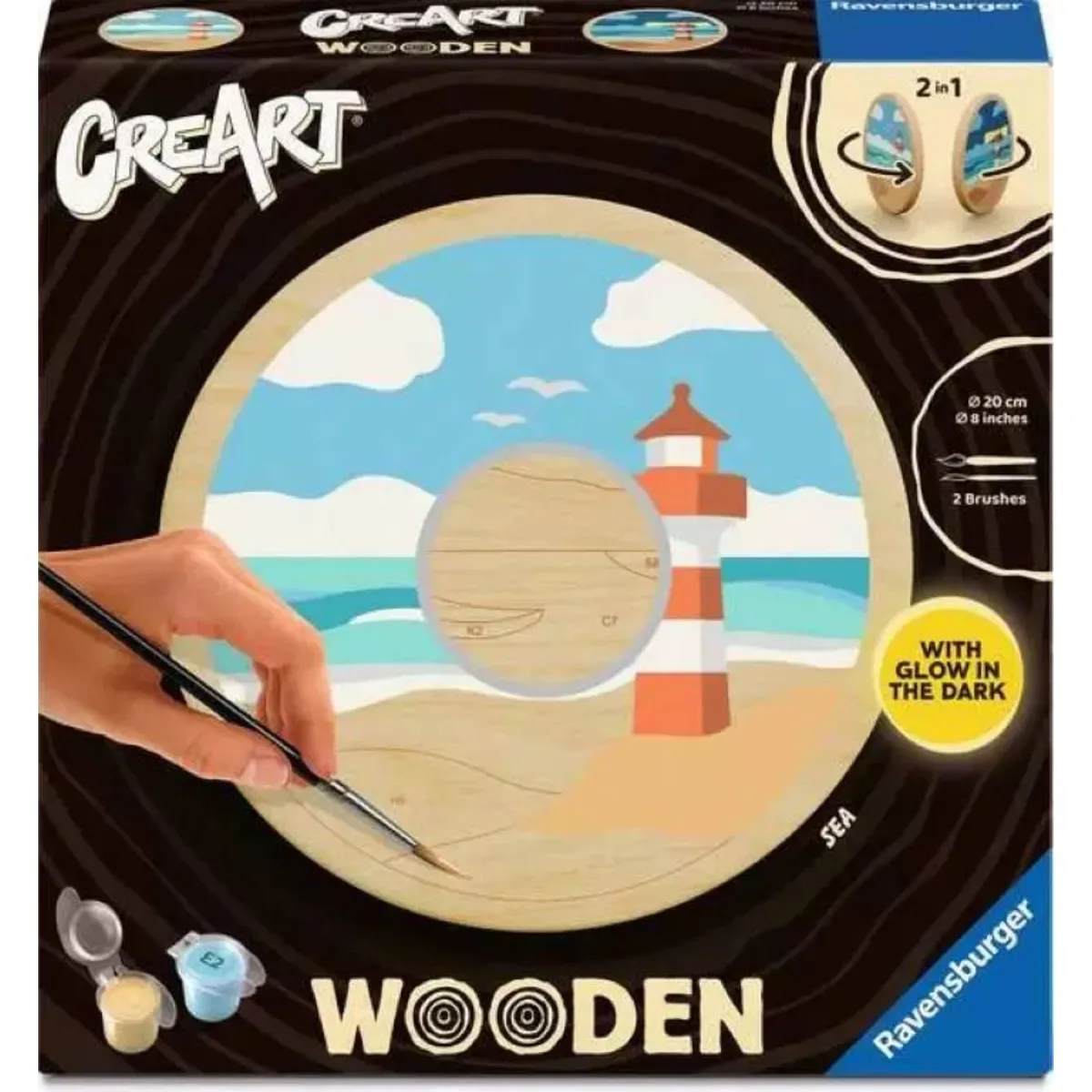 Ravensburger 25924 CreArt Wooden - Sea von Ravensburger in Mehrfarbig – Produktfoto