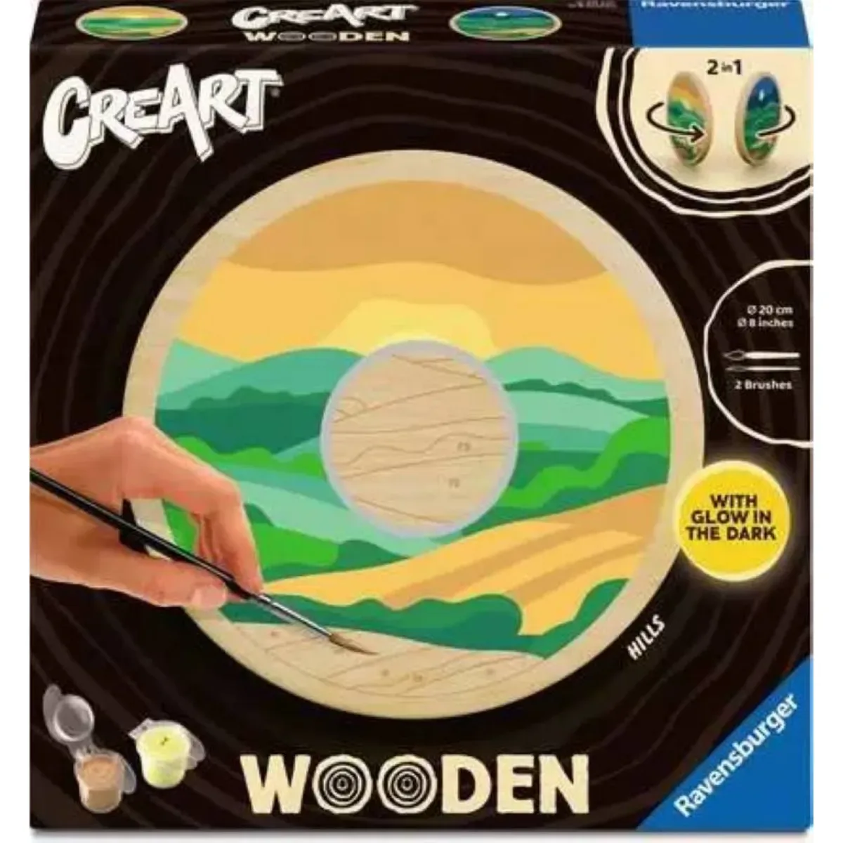Ravensburger 25925 CreArt Wooden - Hills von Ravensburger in Mehrfarbig – Produktfoto