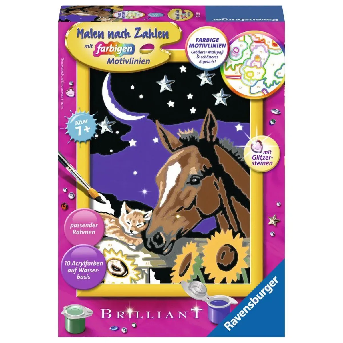 RAVENSBURGER 27838 Malen nach Zahlen Tiefe Freundschaft von Ravensburger – Produktfoto