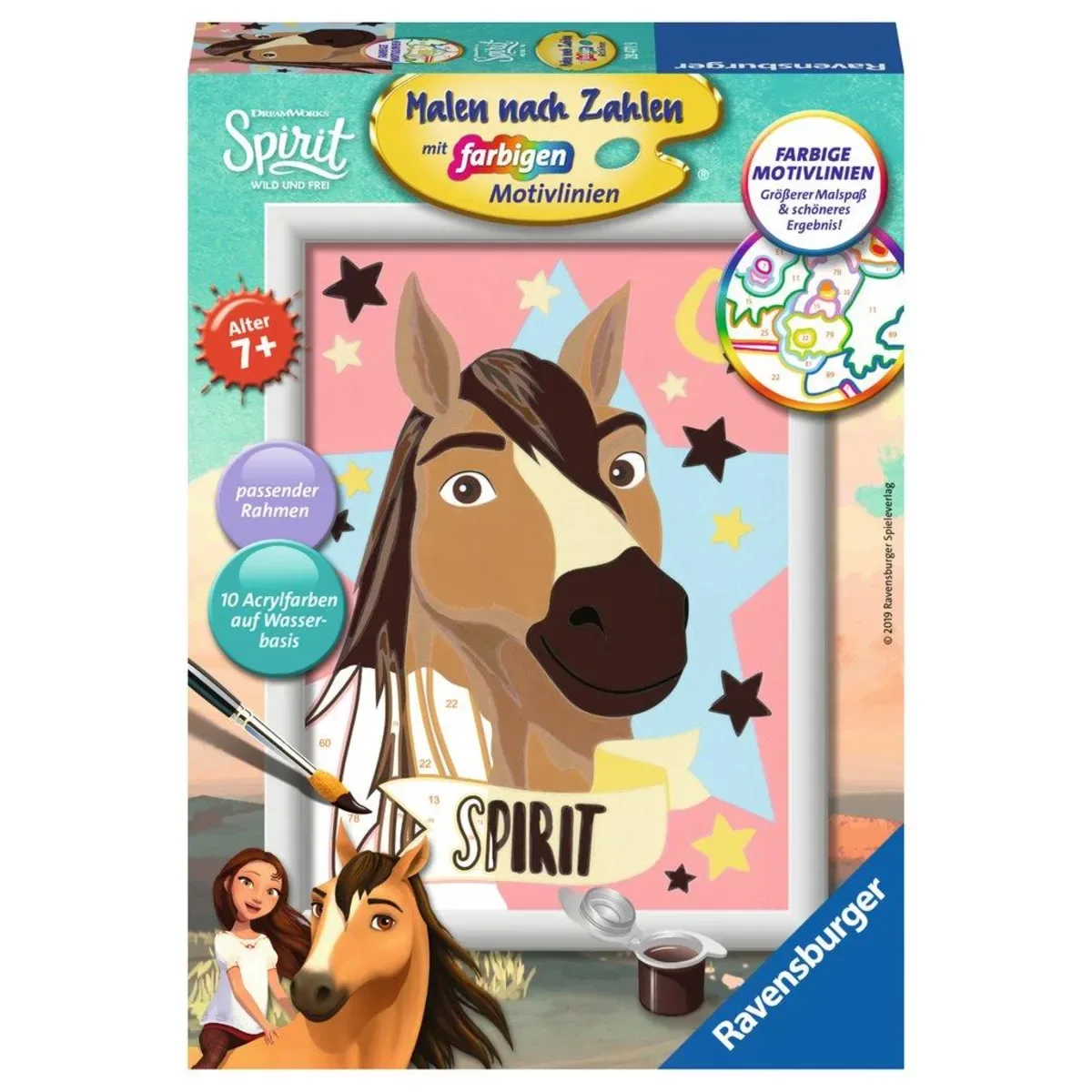 RAVENSBURGER 28471 Malen nach Zahlen Stolzer Spirit von Ravensburger – Produktfoto