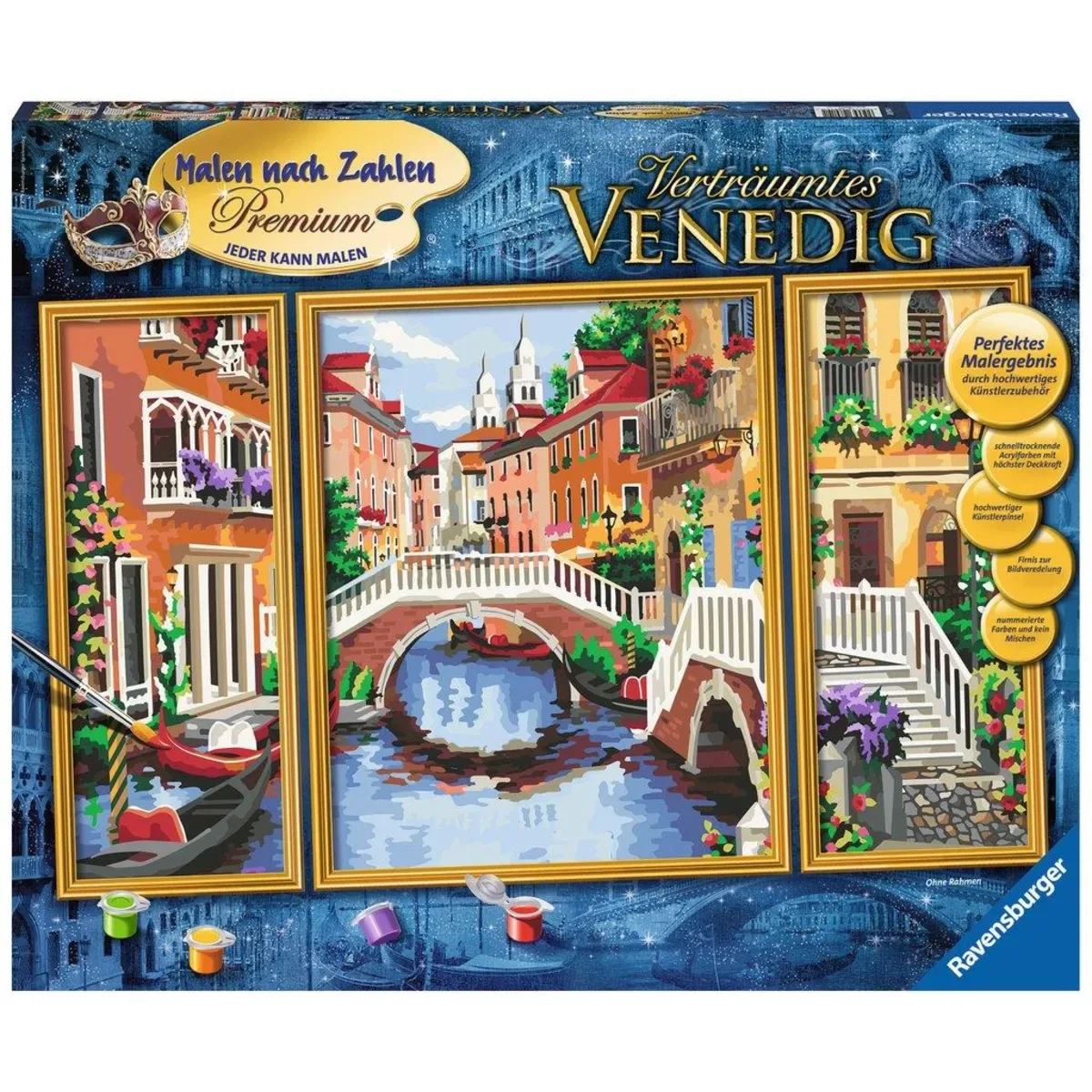 RAVENSBURGER 28914 Malen nach Zahlen Verträumtes Venedig von Ravensburger – Produktfoto