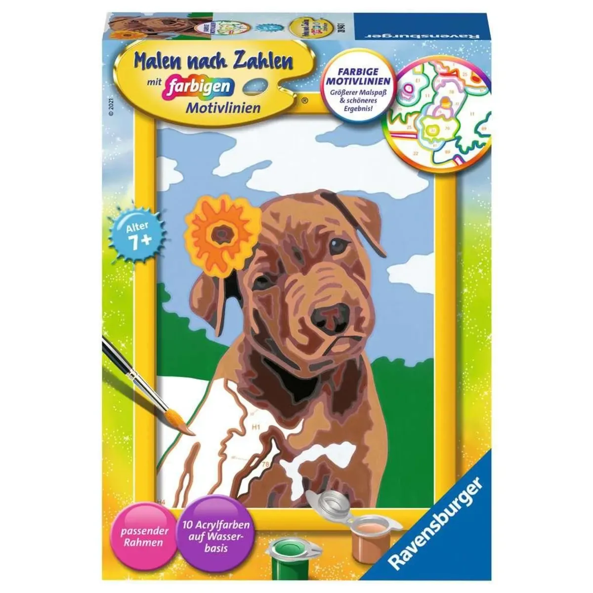 RAVENSBURGER 28943 Malen nach Zahlen Bester Freund von Ravensburger – Produktfoto