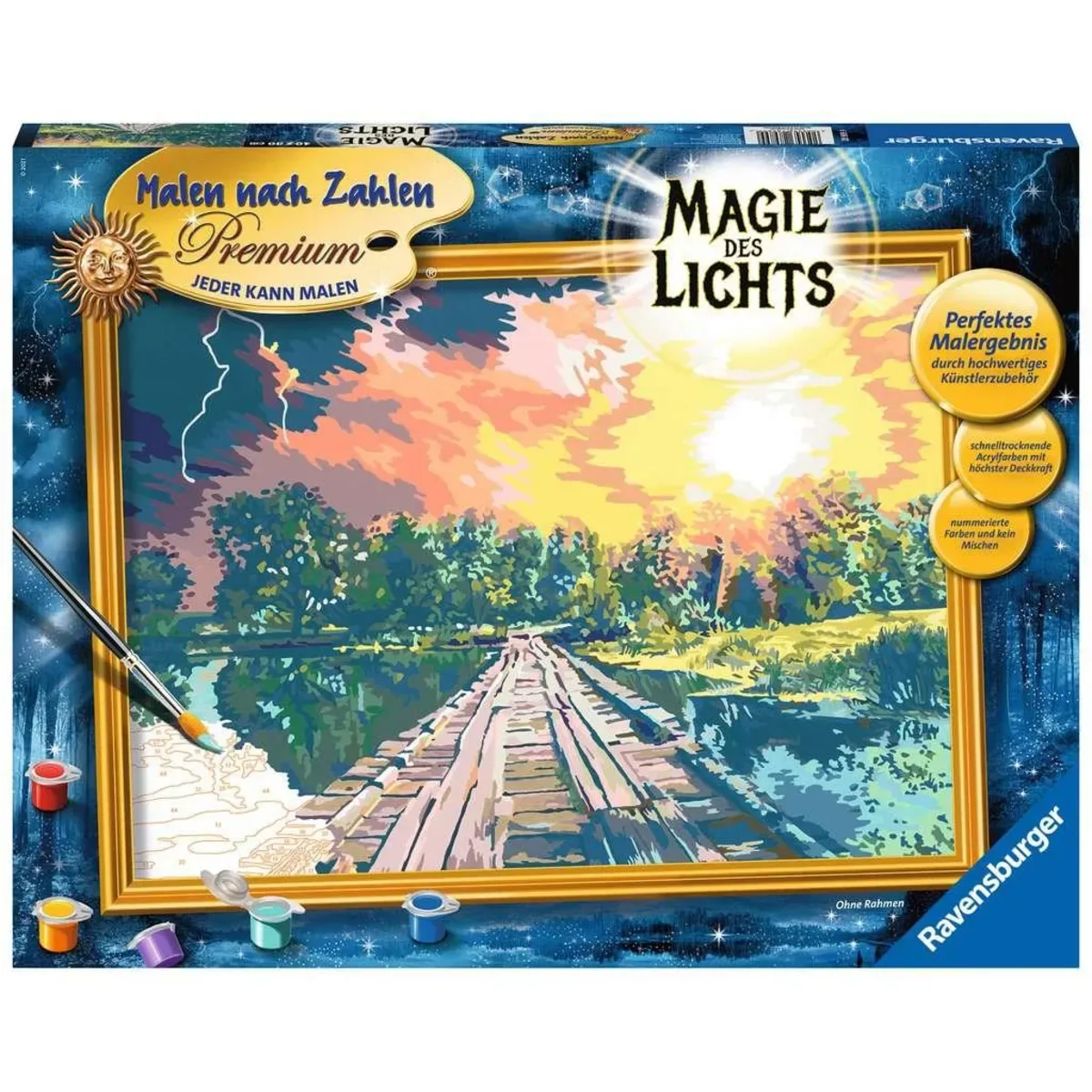 RAVENSBURGER 28989 Malen nach Zahlen Magie des Lichts von Ravensburger – Produktfoto