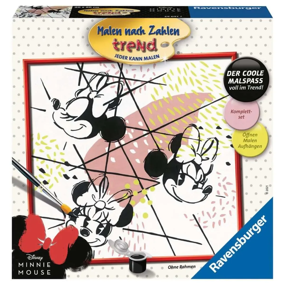 RAVENSBURGER 29697 Malen nach Zahlen Minnie Style von Ravensburger – Produktfoto