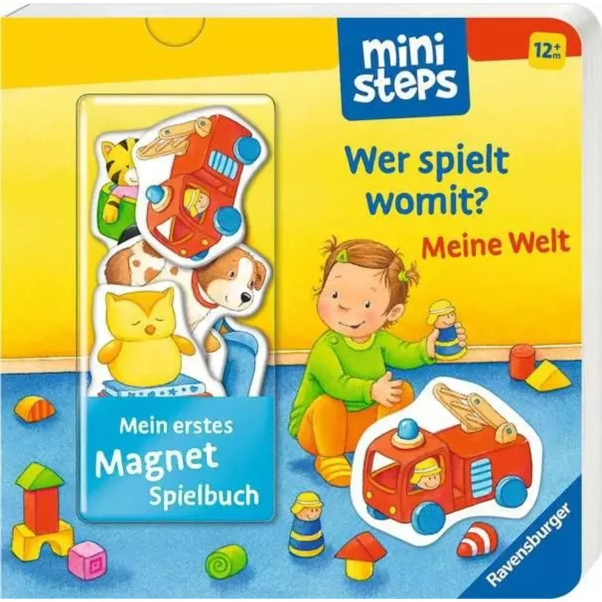 RAVENSBURGER 30801 ministeps: Mein erstes Magnetbuch: Wer spielt womit? Meine Welt de Ravensburger – photo du produit