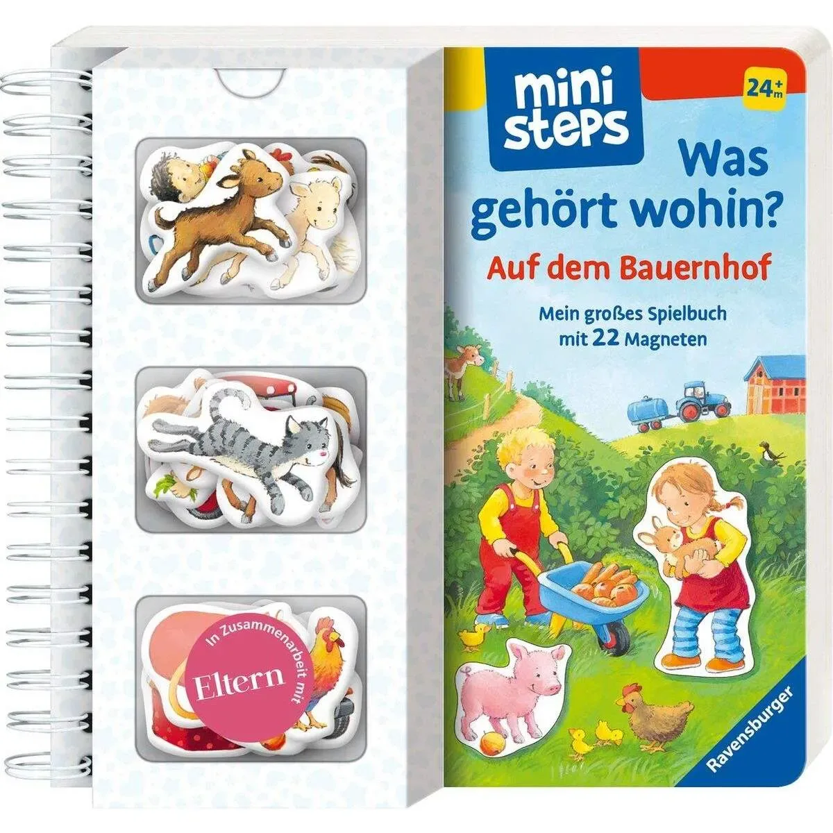 RAVENSBURGER 31754 ministeps Was gehört wohin? Auf dem Bauernhof fra Ravensburger – produktbillede