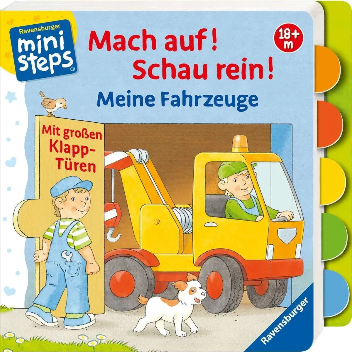 RAVENSBURGER 31759 ministeps Mach auf! Schau rein! Meine Fahrzeuge von Ravensburger – Produktfoto