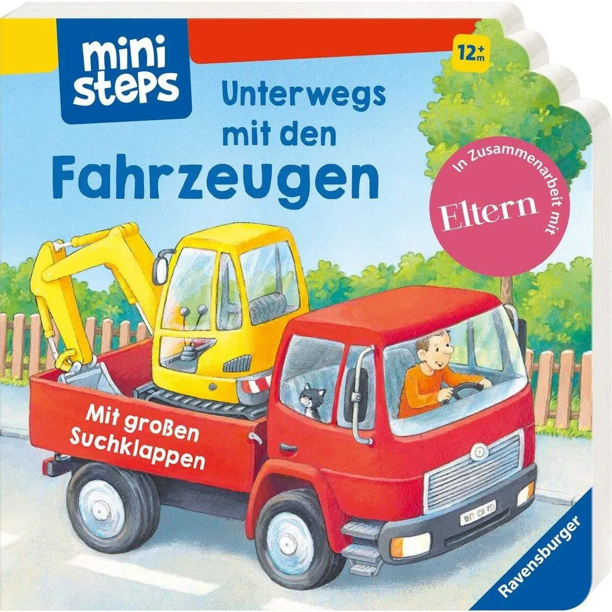 RAVENSBURGER 31991 ministeps Unterwegs mit den Fahrzeugen van Ravensburger – productfoto
