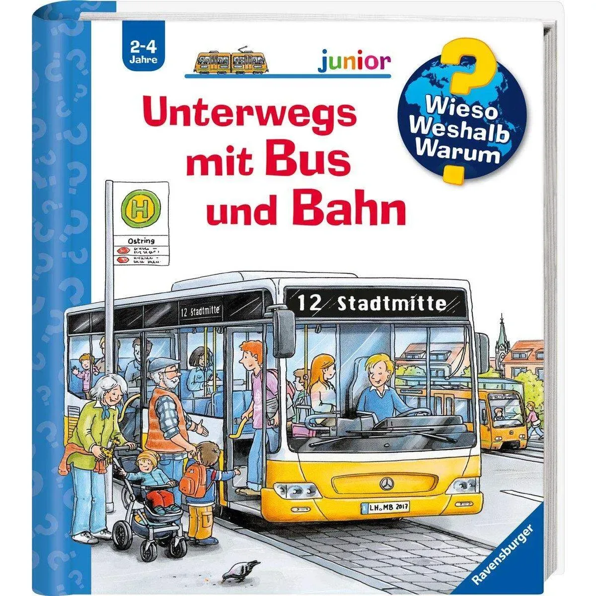 Ravensburger 32672 Wieso? Weshalb? Warum? junior, Band 63 - Unterwegs mit Bus und Bahn från Ravensburger – produktbild