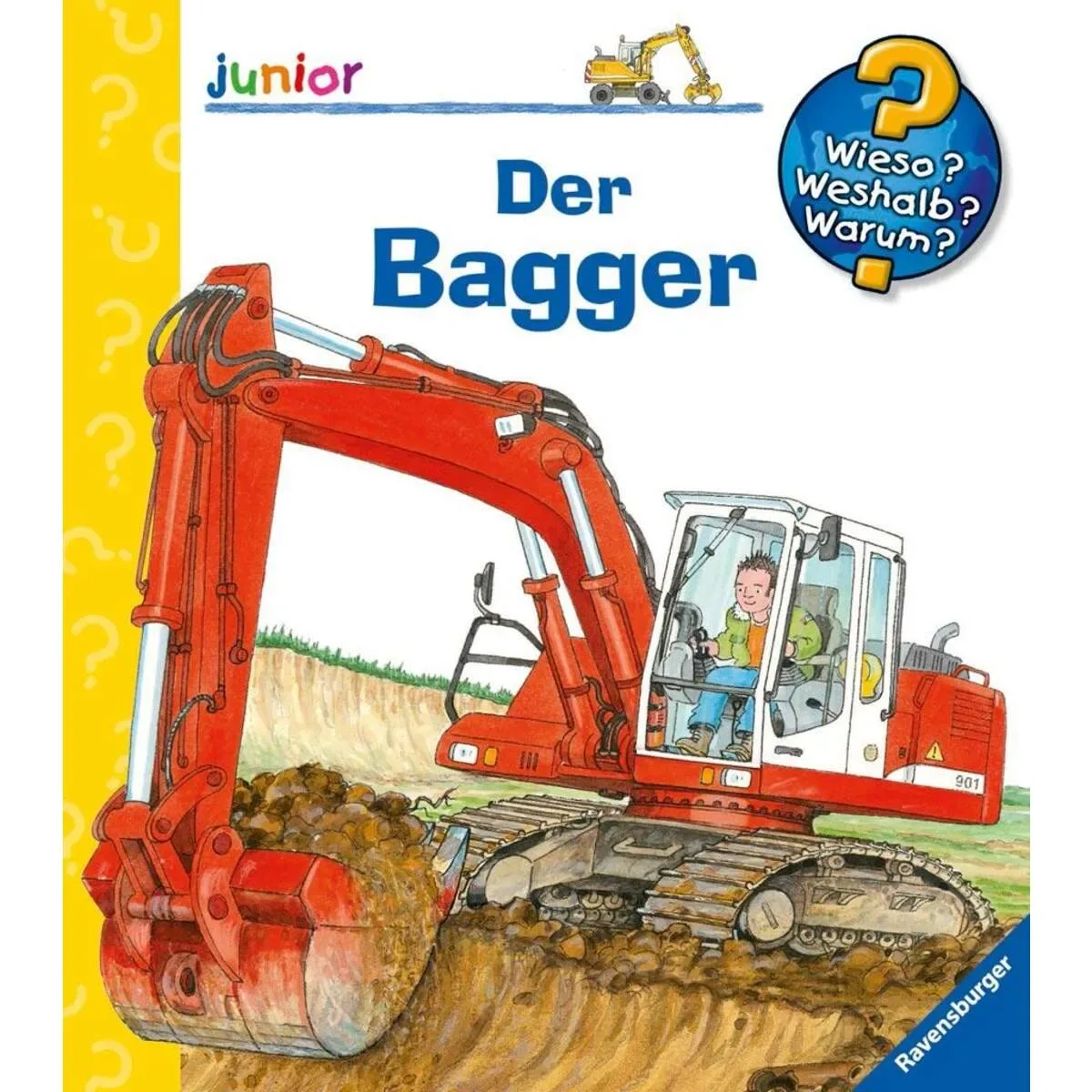 Ravensburger 32850 Wieso? Weshalb? Warum? junior, Band 38 - Der Bagger von Ravensburger – Produktfoto