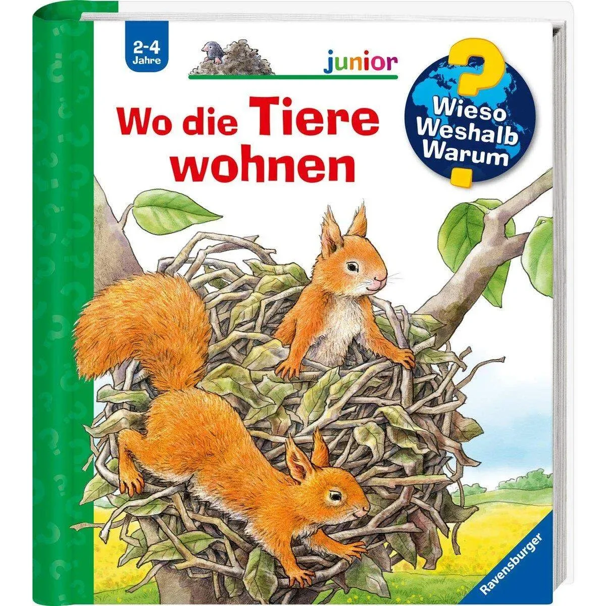 Ravensburger 32874 Wieso? Weshalb? Warum? junior, Band 46 - Wo die Tiere wohnen von Ravensburger – Produktfoto