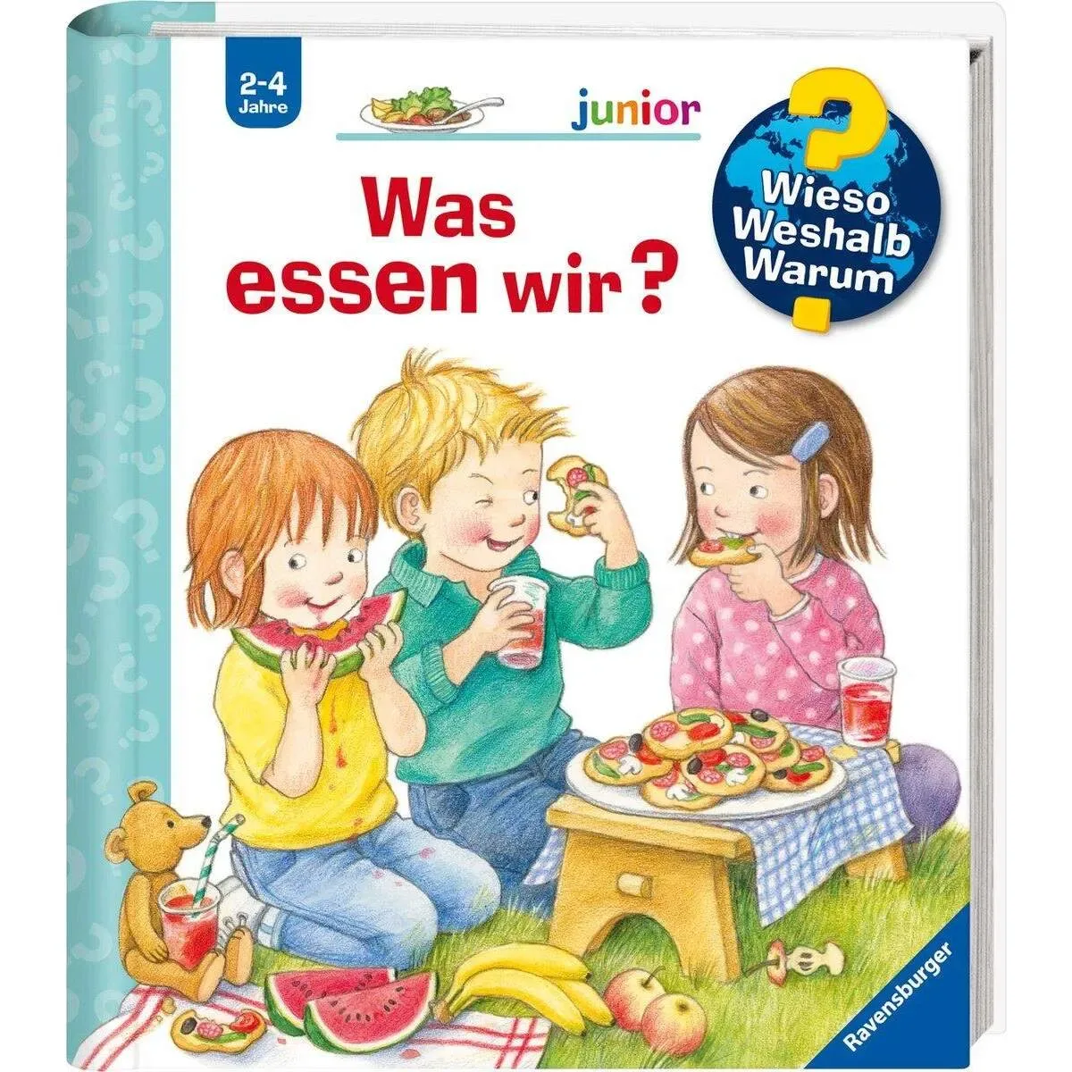 Ravensburger 32899 Wieso? Weshalb? Warum? junior, Band 53 - Was essen wir? från Ravensburger – produktbild