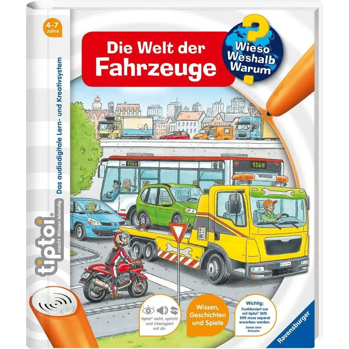 RAVENSBURGER 32912 tiptoi® Die Welt der Fahrzeuge von Ravensburger – Produktfoto