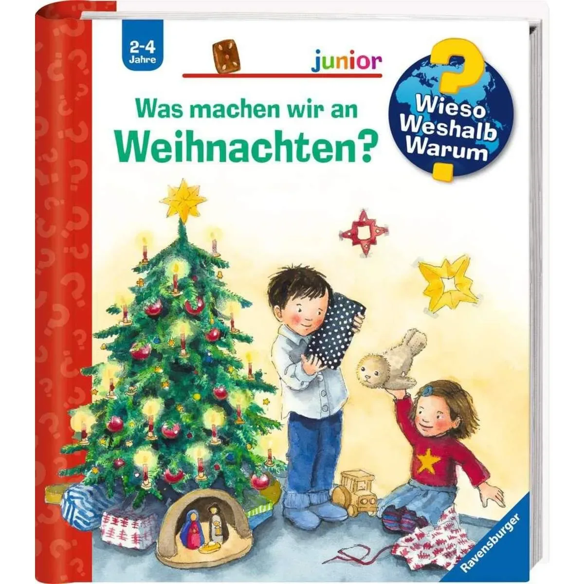 Ravensburger 32954 Wieso? Weshalb? Warum? junior, Band 44 - Was machen wir an Weihnachten? von Ravensburger – Produktfoto