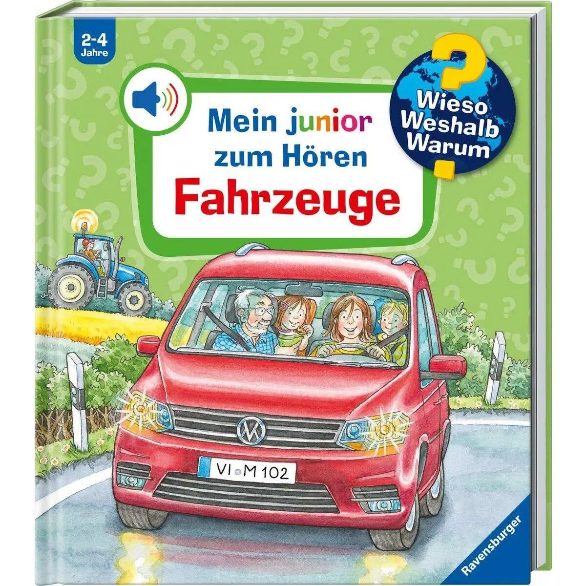 RAVENSBURGER 32986 Wieso? Weshalb? Warum? Mein junior zum Hören (Soundbuch) Fahrzeuge von Ravensburger – Produktfoto