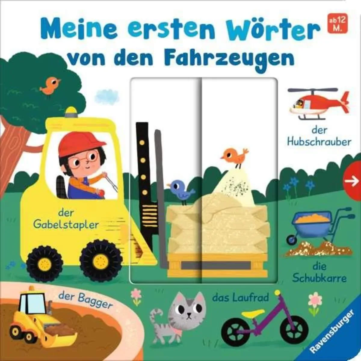 RAVENSBURGER 41699 Meine ersten Wörter: Fahrzeuge von Ravensburger – Produktfoto