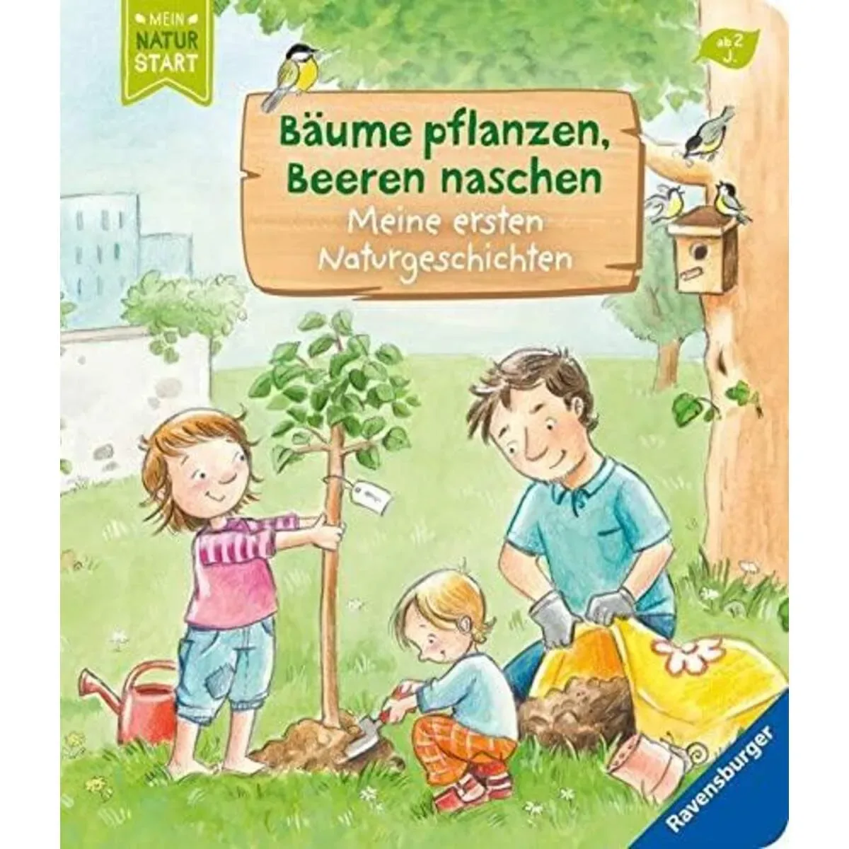 RAVENSBURGER 41741 Bäume pflanzen, Beeren naschen. Meine ersten Naturgeschichten von Ravensburger – Produktfoto