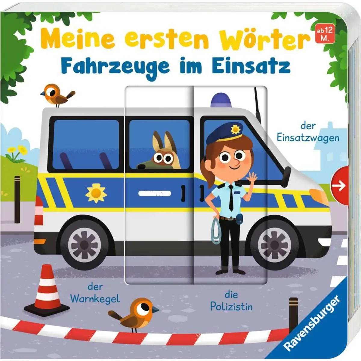 RAVENSBURGER 41772 Meine ersten Wörter: Fahrzeuge im Einsatz de Ravensburger – photo du produit