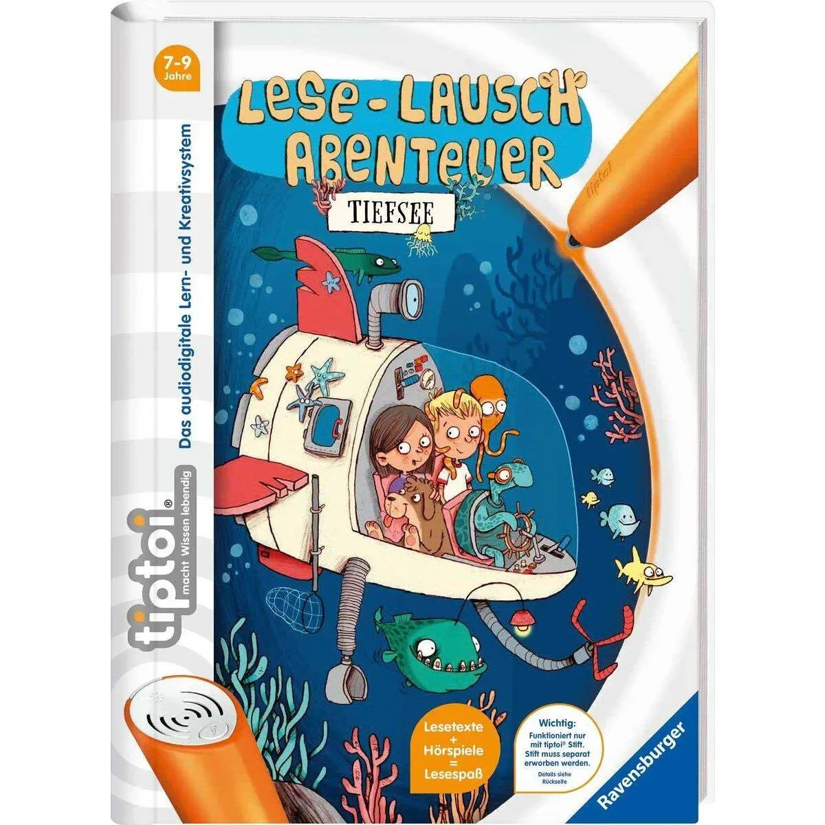RAVENSBURGER 41813 tiptoi® Lese-Lausch-Abenteuer Tiefsee van Ravensburger – productfoto