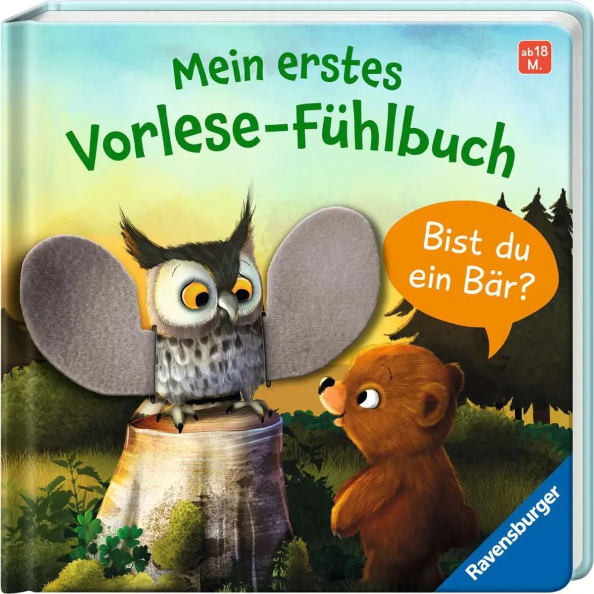 Ravensburger 41925 Mein erstes Vorlese-Fühlbuch - Bist du ein Bär? von Ravensburger – Produktfoto