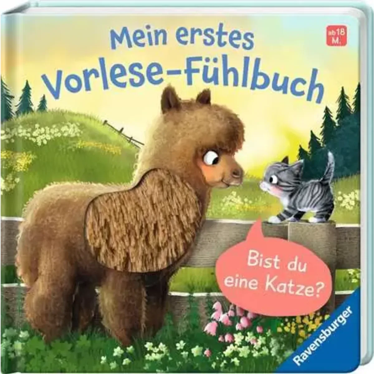Ravensburger 42125 Mein erstes Vorlese-Fühlbuch - Bist du eine Katze? van Ravensburger – productfoto