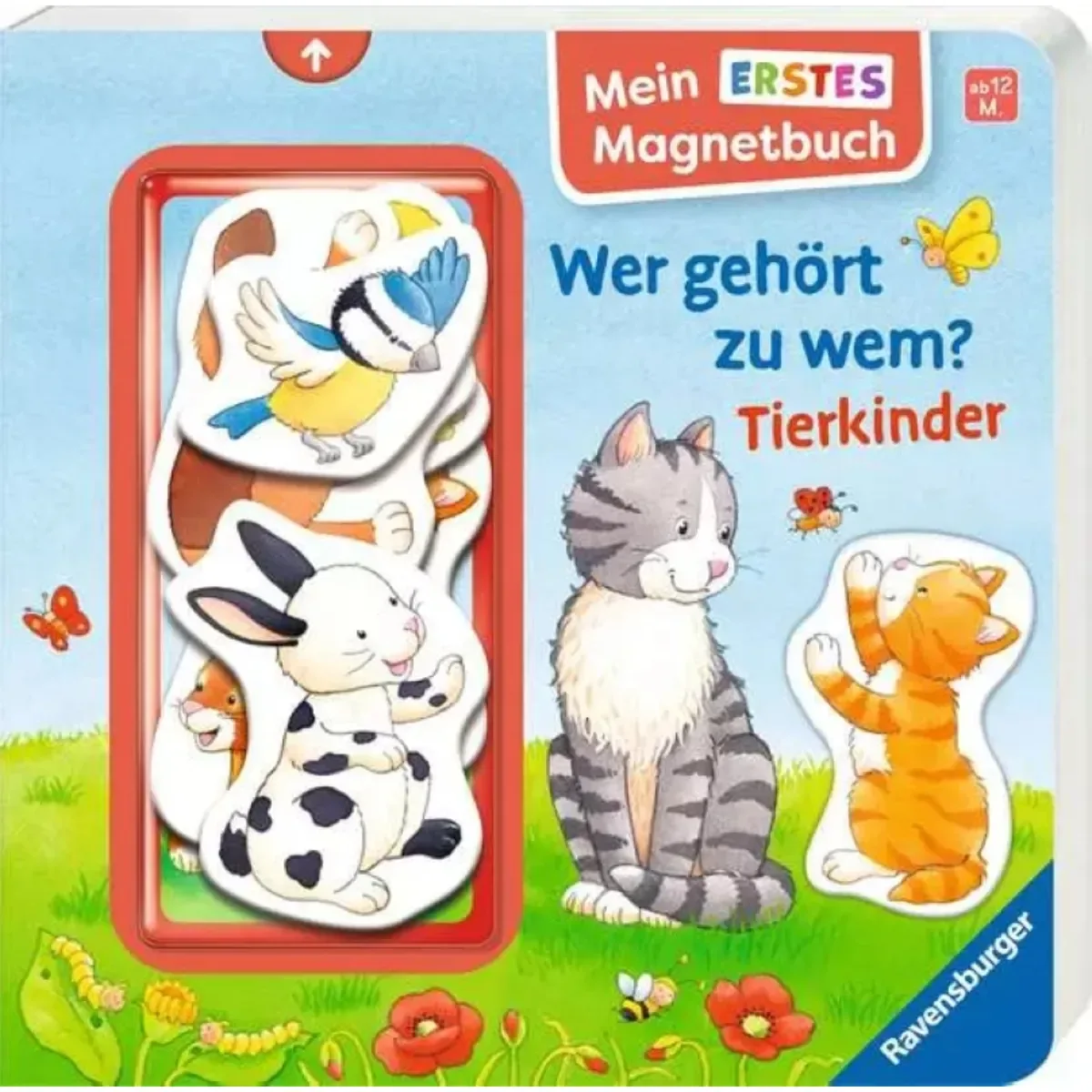 Ravensburger 42166 Mein erstes Magnetbuch - Wer gehört zu wem? Tierkinder von Ravensburger – Produktfoto