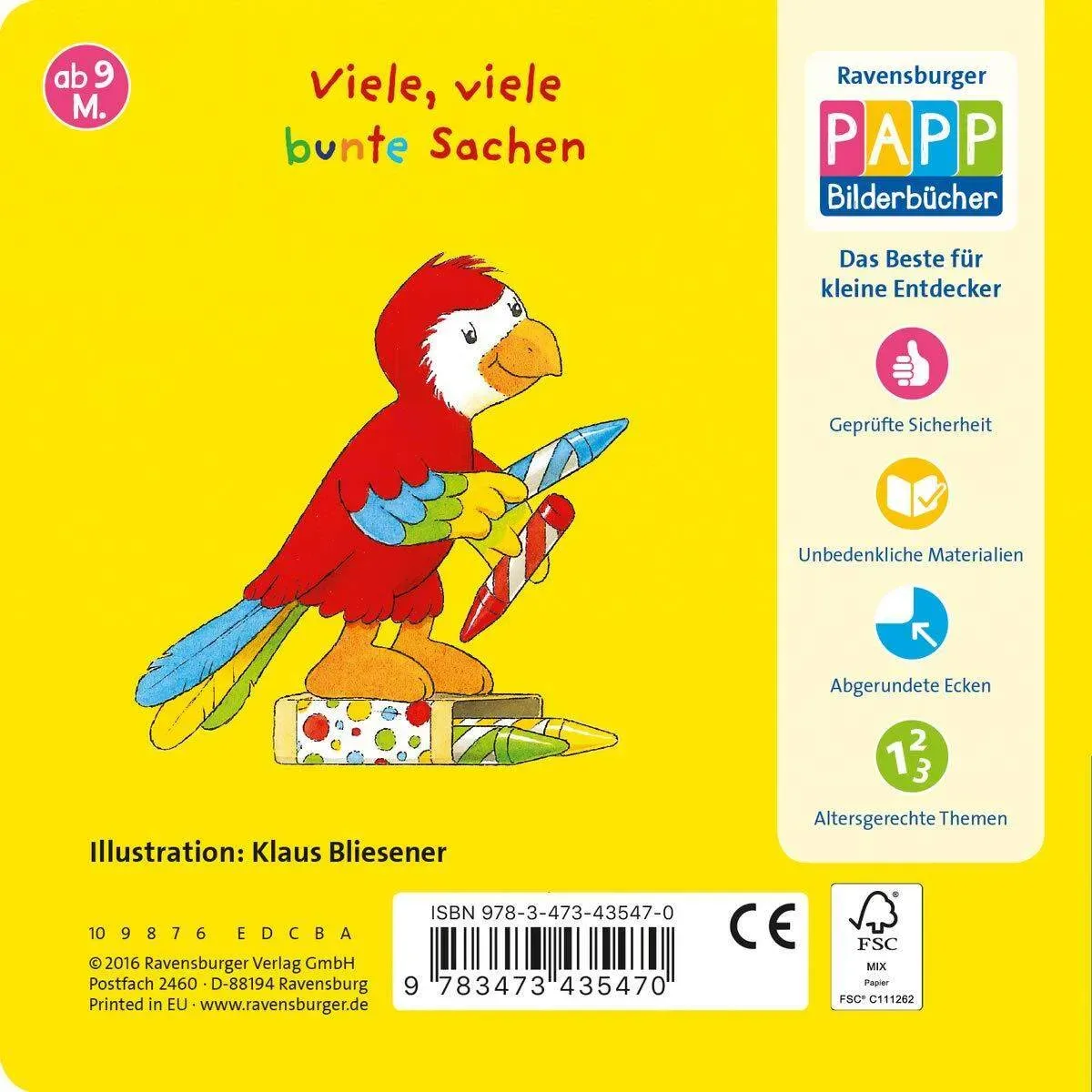 Ravensburger 43547 Mein erstes Gucklochbuch: Farben från Ravensburger – produktbild