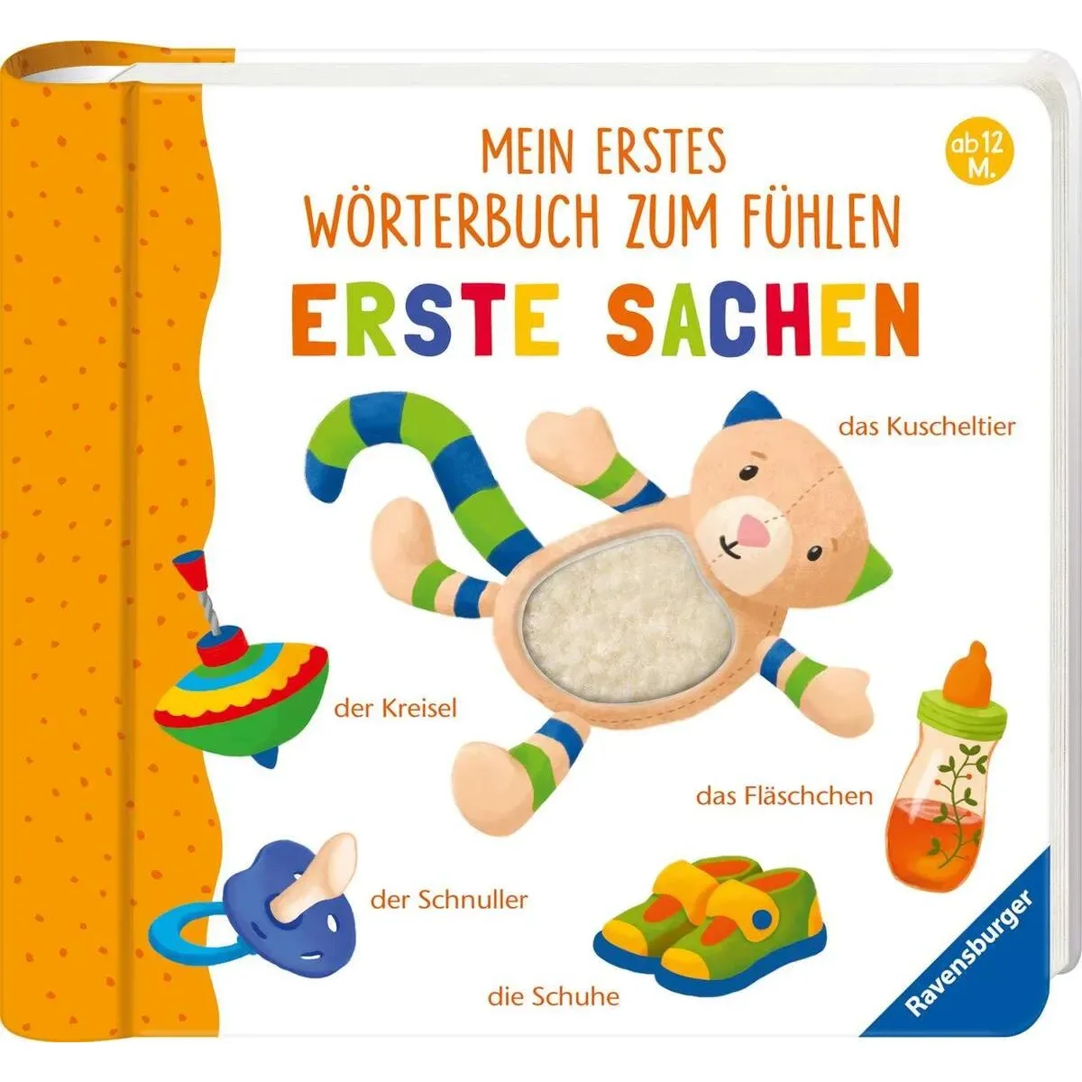 RAVENSBURGER 43766 Mein erstes Wörterbuch zum Fühlen: Erste Sachen von Ravensburger – Produktfoto